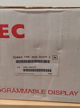IDEC和泉触摸屏,型号HG2G-SS22TF-S,日本原装