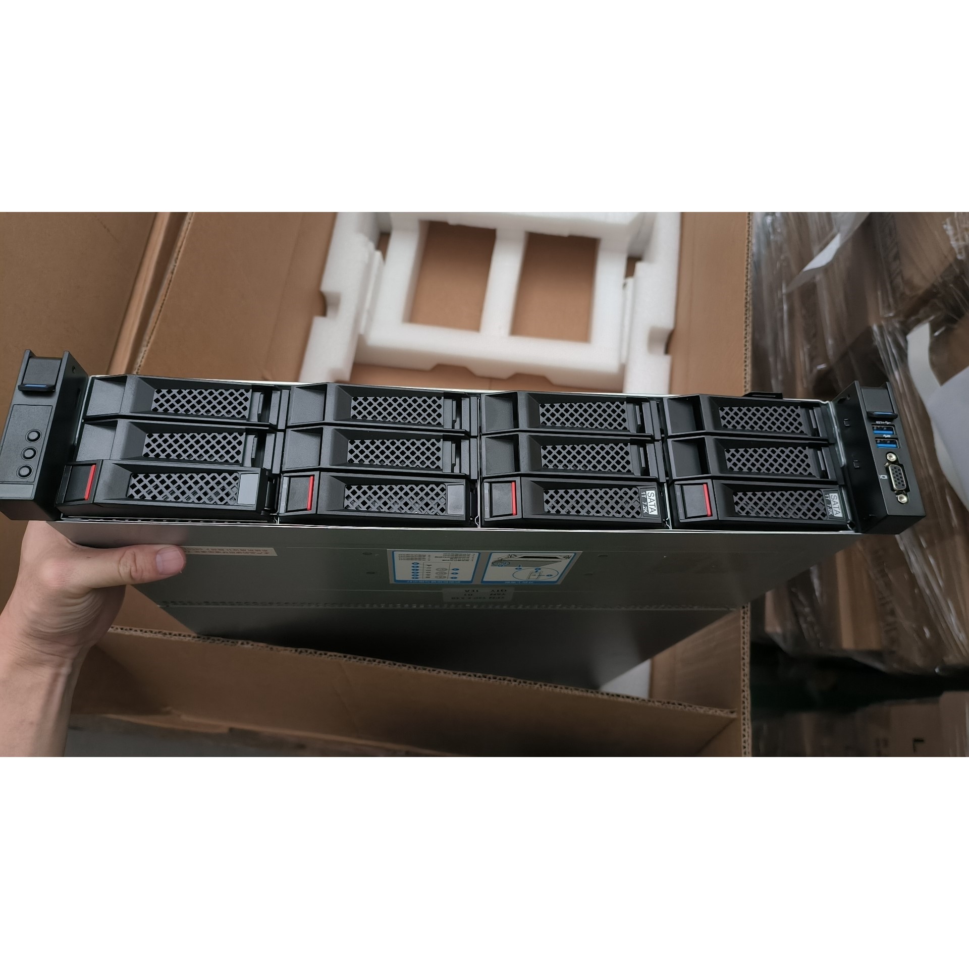 浪潮2U服务器准系统,主板YPCB-01046-1P2,2C