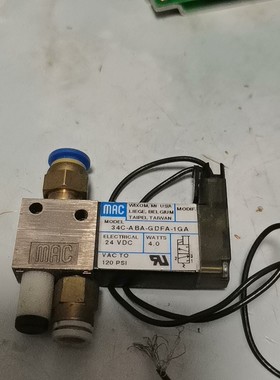34C-ABA-GDFA-1GA电磁阀.24VDC,美国mA