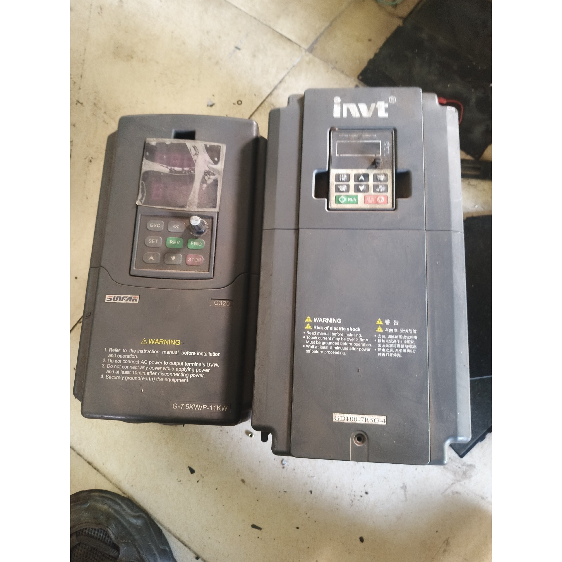四方C320-4T0075G/110P变频器 英威腾GD10