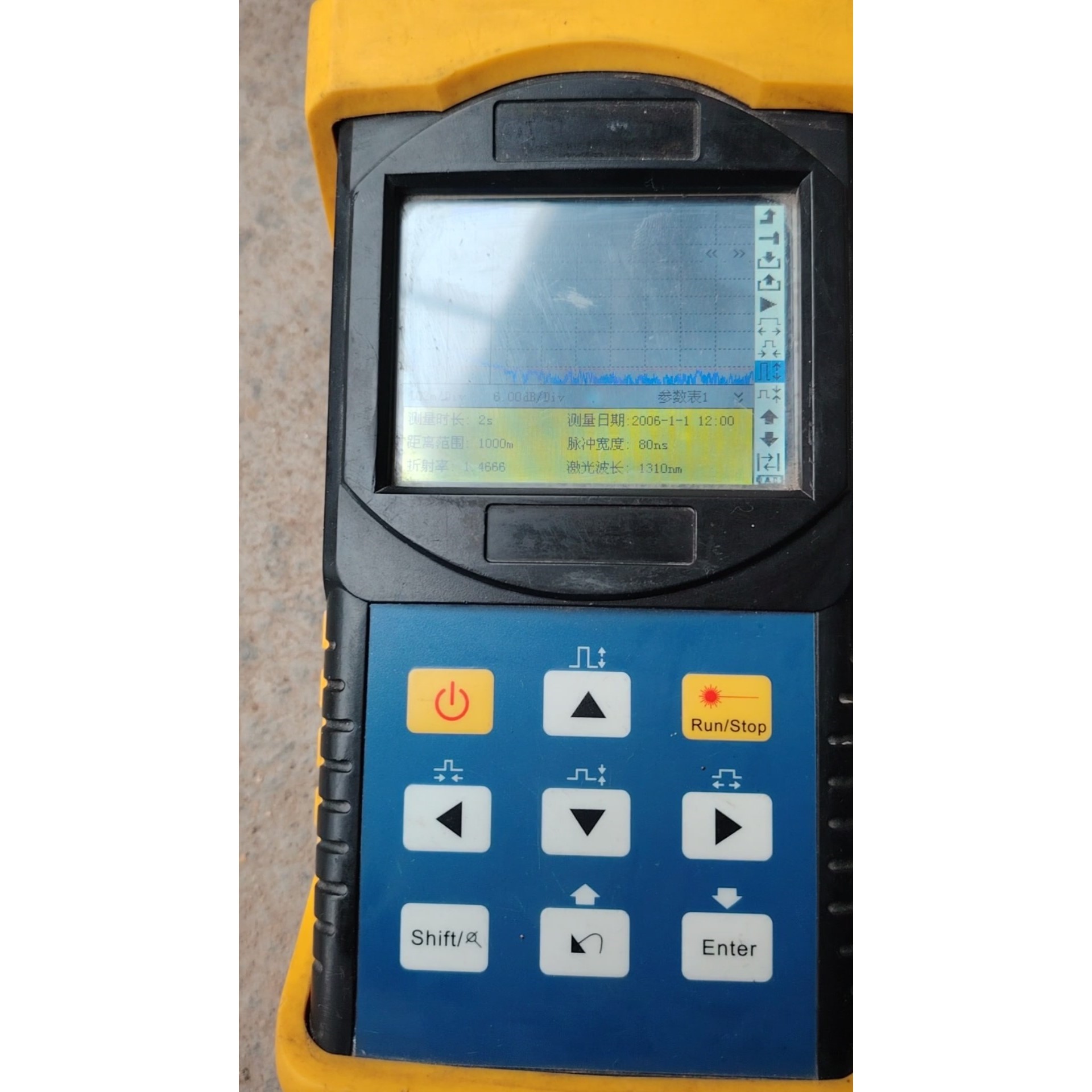 OTDR FS790二手通电开机正常,外观如图,图片实拍,功