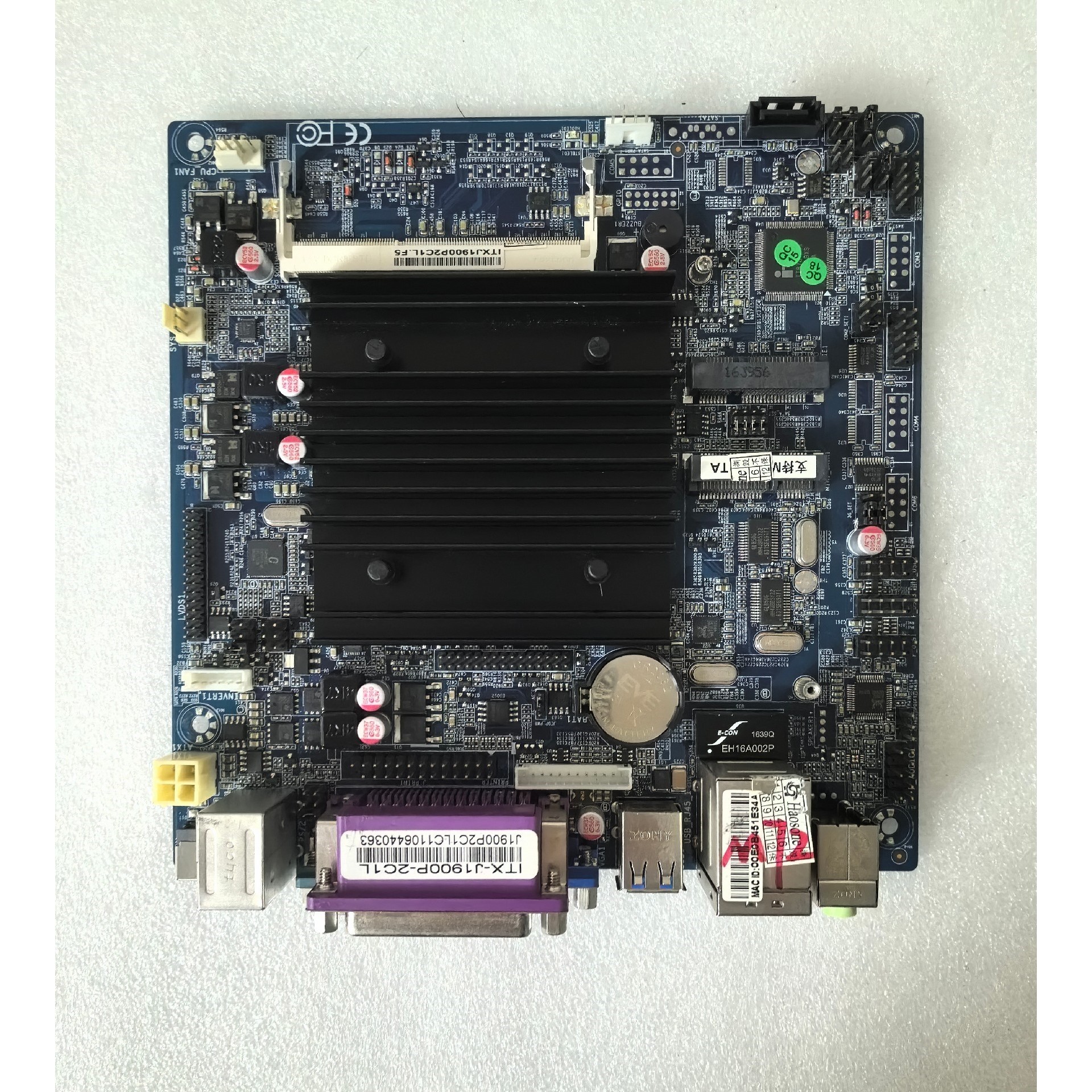 ITX-J1900P-2C1L工控主板,EDP+LVDS+P