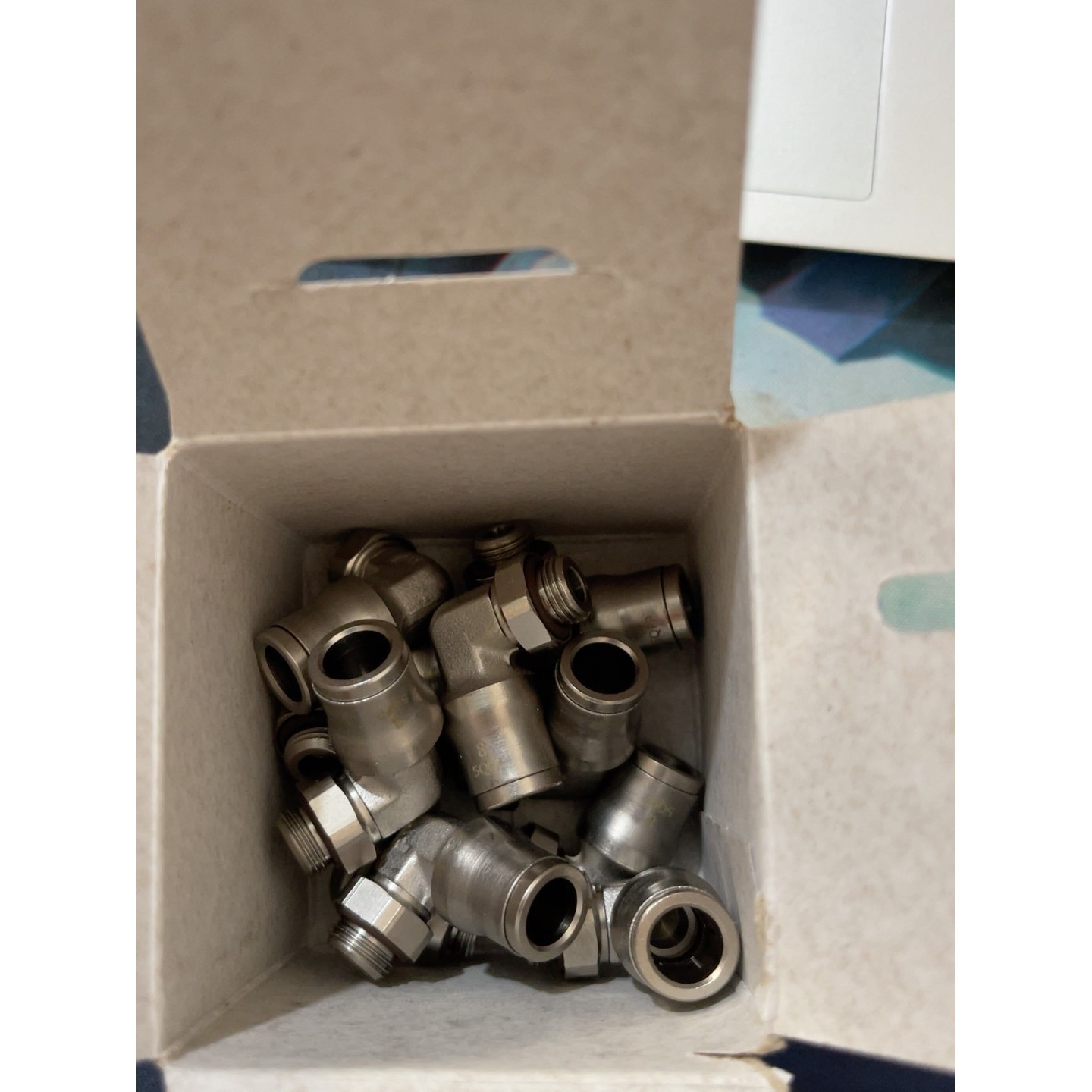 3699 08 10,乐可利快插弯头,G1/8-8,FDA化