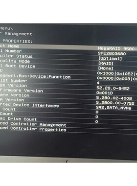 超聚变9580-8i8e阵列卡,MegaRAID 9560-