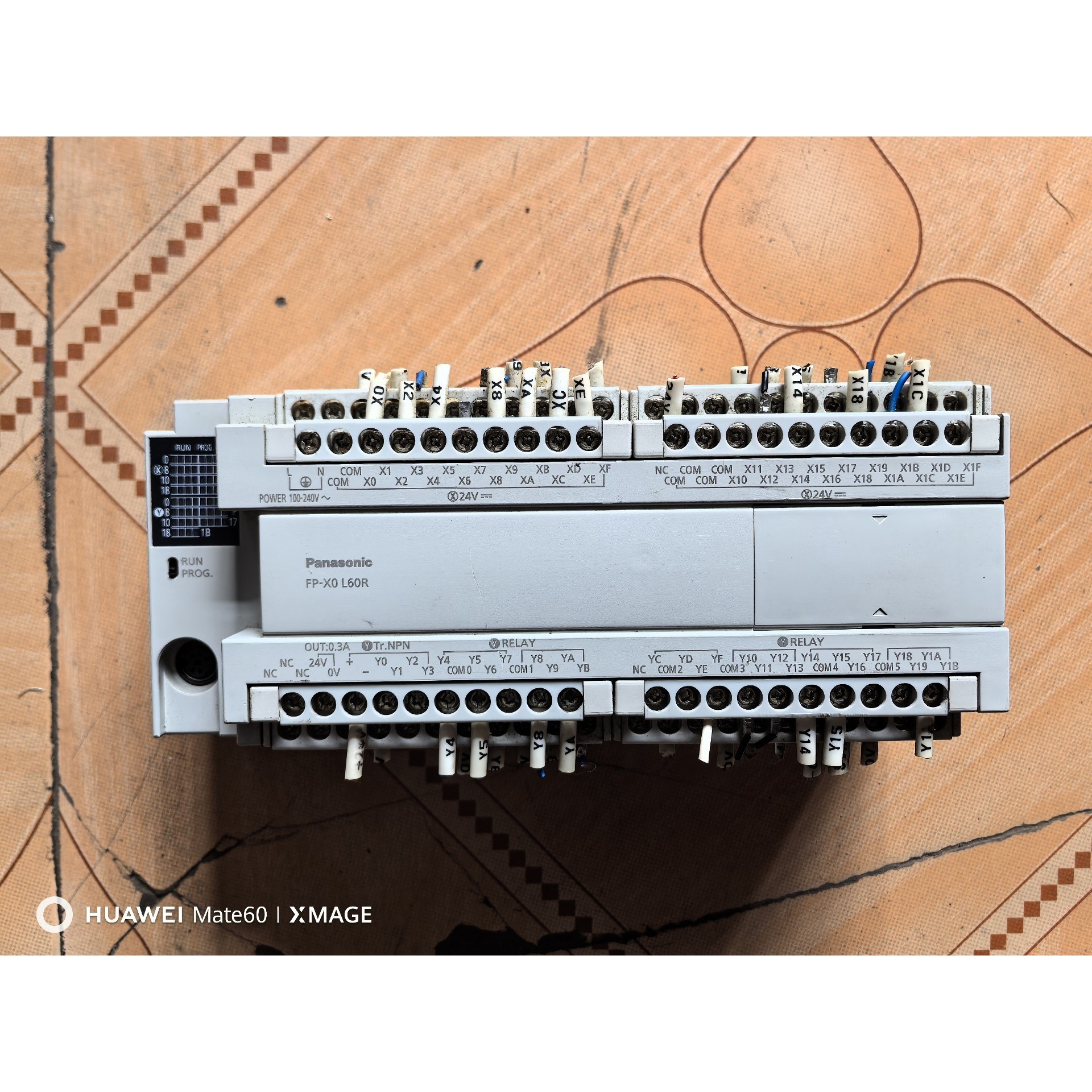 PLC  AFPX0L60R-F  拆机下来 成色如图