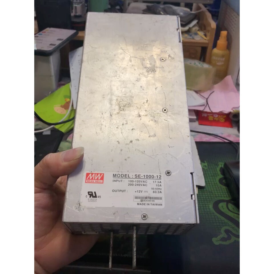 SE-1000-12明纬开关电源12V83.3ASE-100