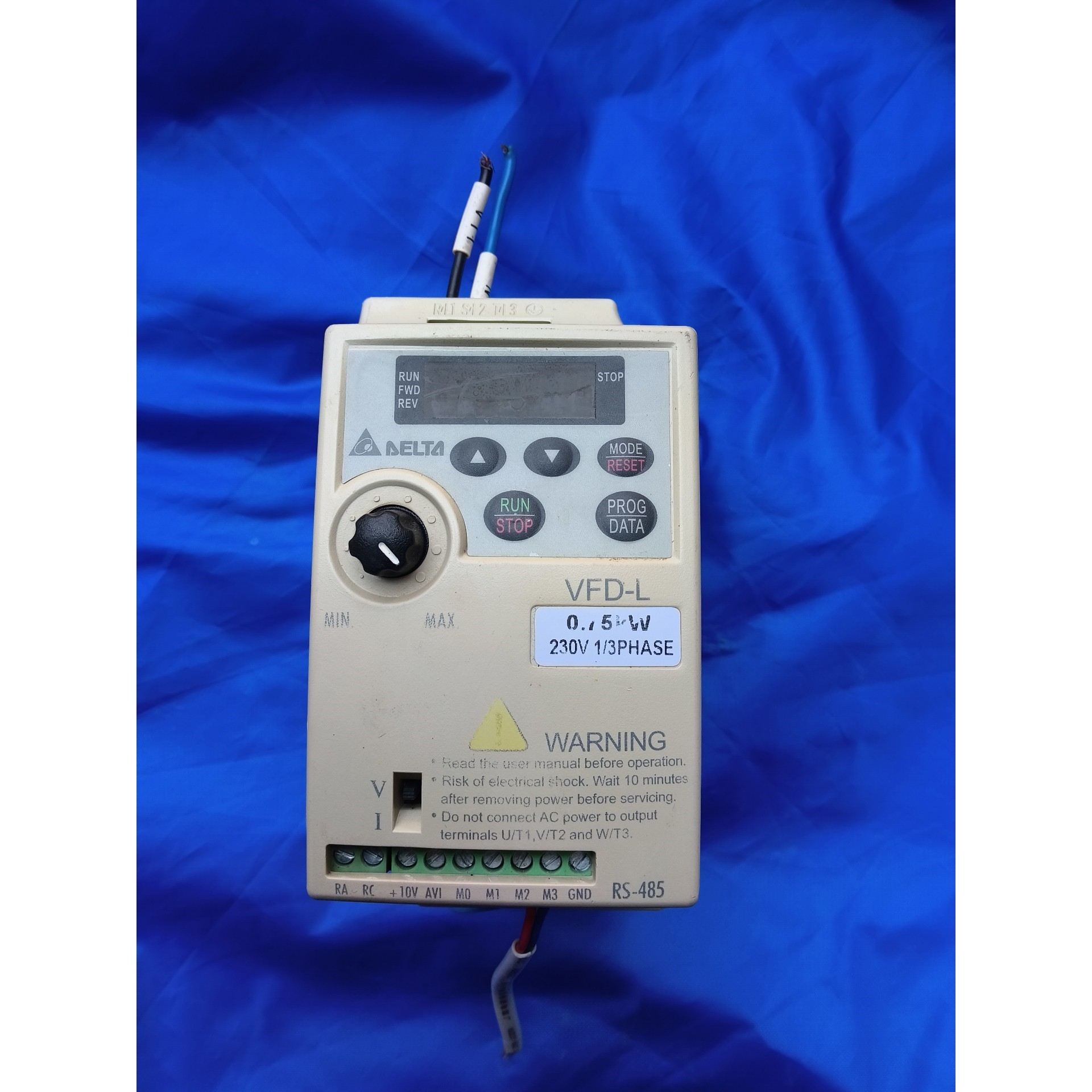 台达变频器VFD-L系列,VFD007L21A,0.75KW