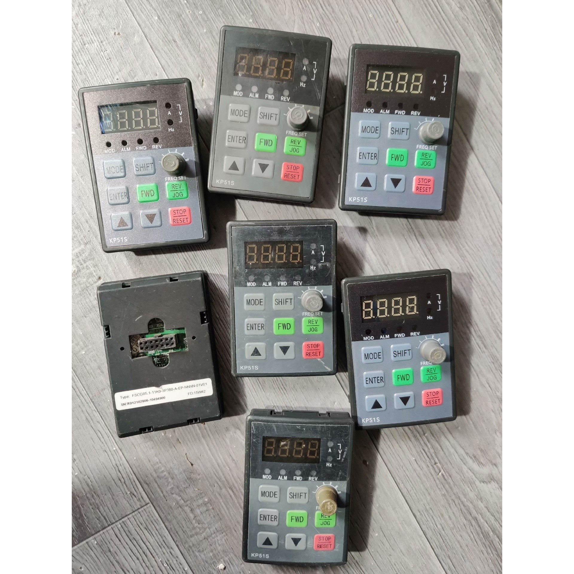 二手变频器面板  康沃KP51S  带白标