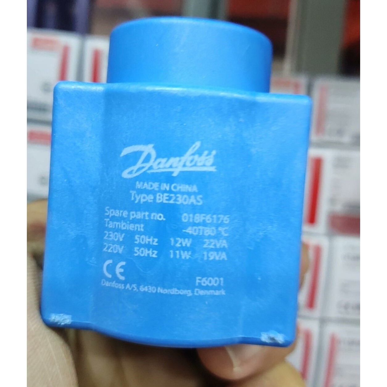 丹佛斯工业制冷电磁阀线圈BE230AS,018F6701/0