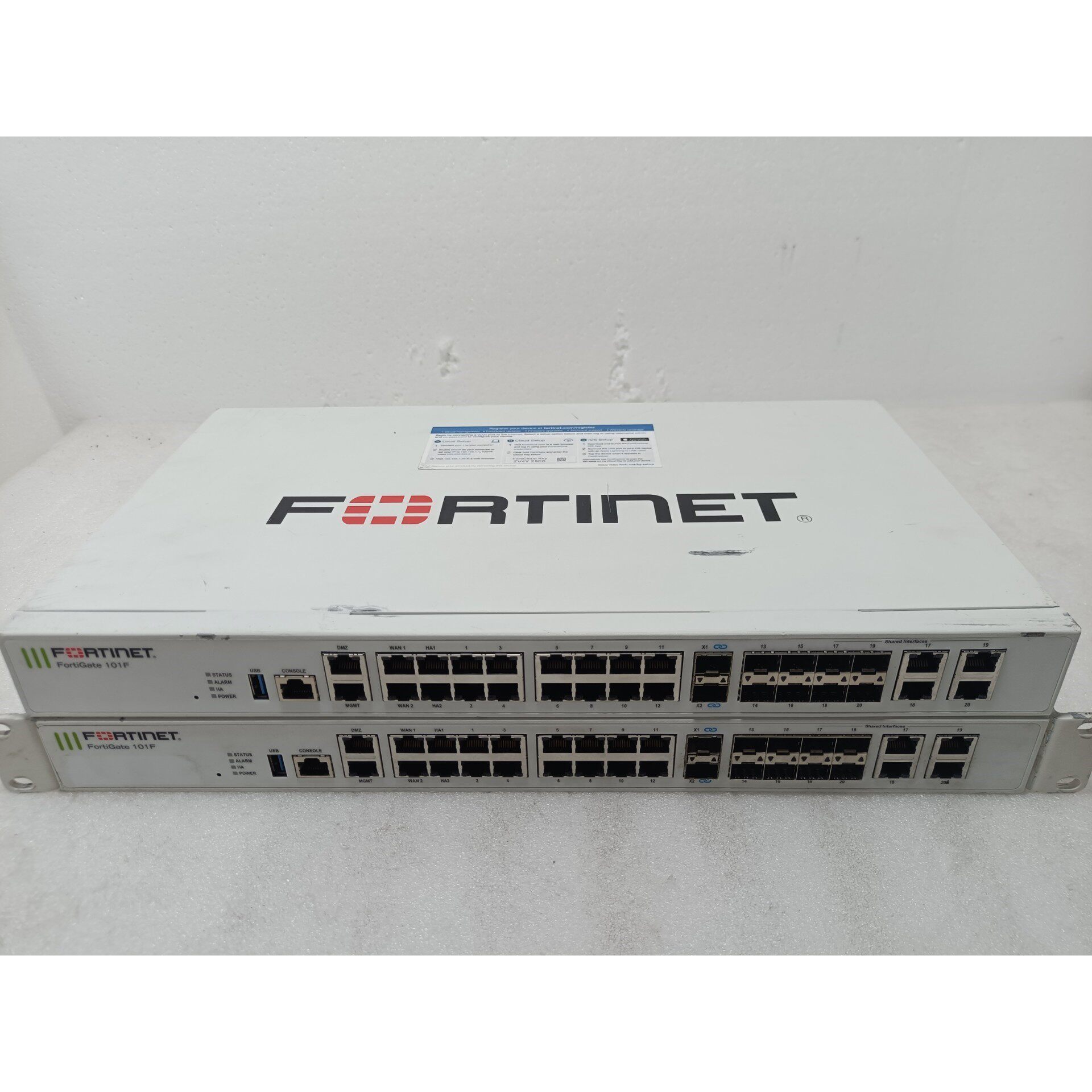 原装二手飞塔 FG-101F16个千兆电口+4个光电复用端口