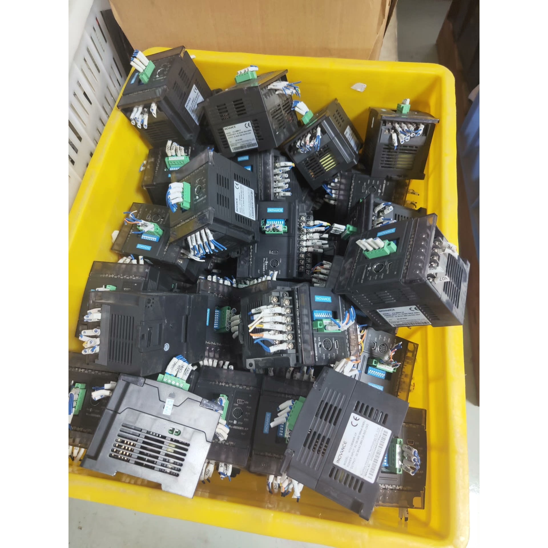 出售汇川PLC可编程控制器H1U-0806MR-XP,二手拆