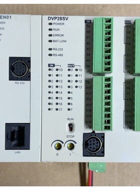 台达DVP28SV11R+DVPEN01,1套,成色实拍图.