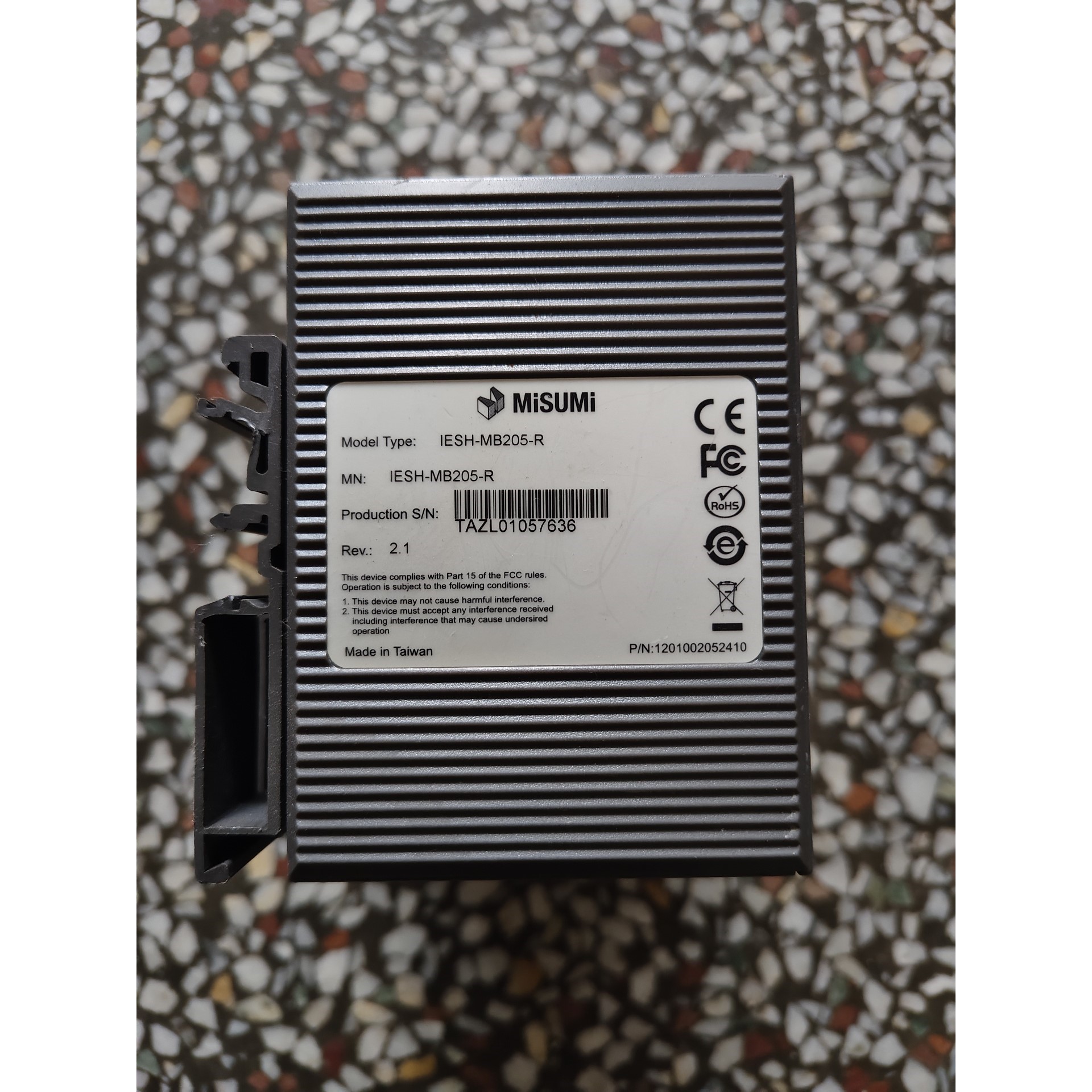 工业交换机IESH-MB205-R,5口百兆工业交换机