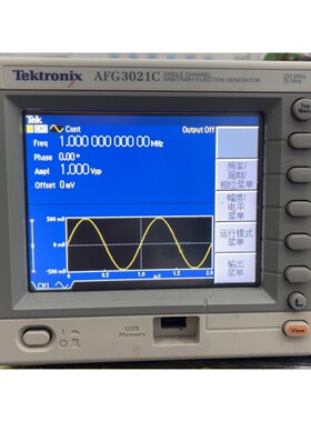 泰克示波器AFG3021C实物拍摄