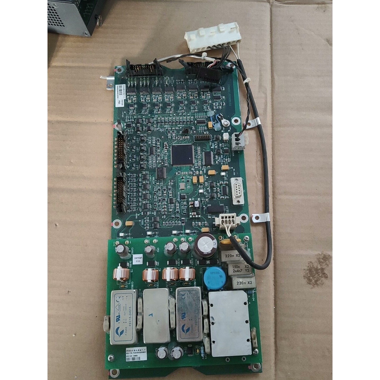 拆机充电机模块控制板-V1.0和单相逆变器电源板V1.0,有