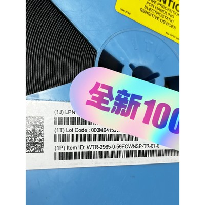 WTR-2965-0-59FOWNSP-TR-07-0