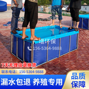 工厂直销帆布鱼池蓄水池加厚镀锌支架锦鲤养鱼池防水大型游泳池
