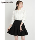 Apuweiser richeA字短裙高腰拼接风短裙半身裙22337140
