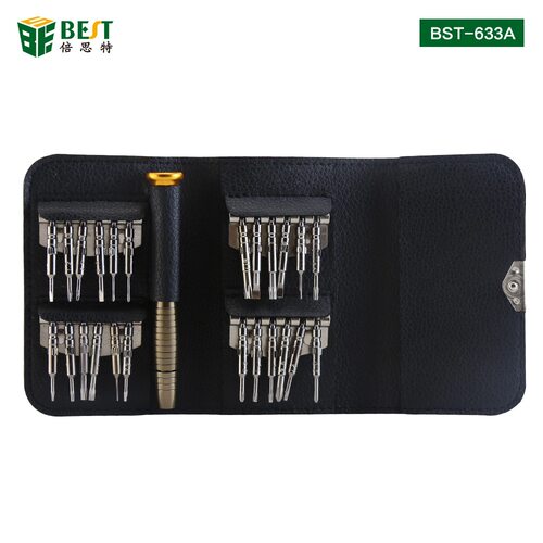 倍思特 螺丝刀工具套装 螺丝批 皮夹式精密工具包 BST-633(A/B/C)