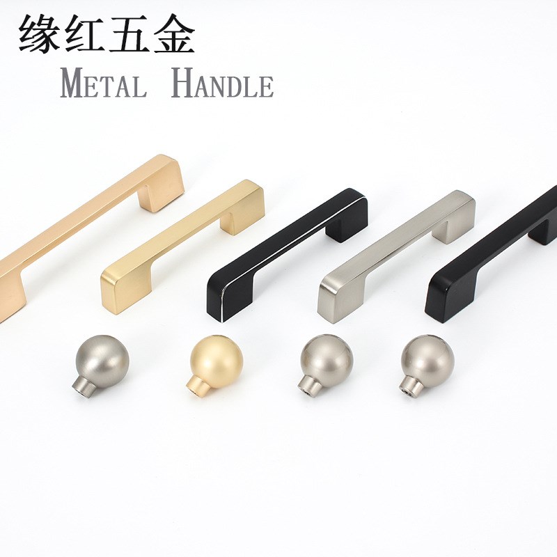 现代简约金色间奢橱柜抽屉把手欧式厨房鞋柜子手柄衣柜门拉手