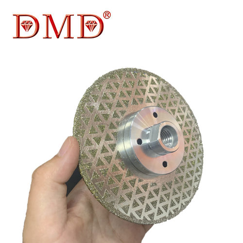 DMD现货供应金刚石满天星磨盘带法兰锯片双面M14电镀石材切割片