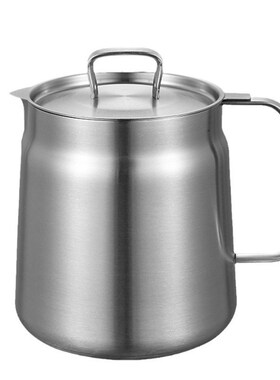 304不锈钢滤油壶隔油杯过滤油壶迷你小炸锅厨房油渣滤油壶储油壶