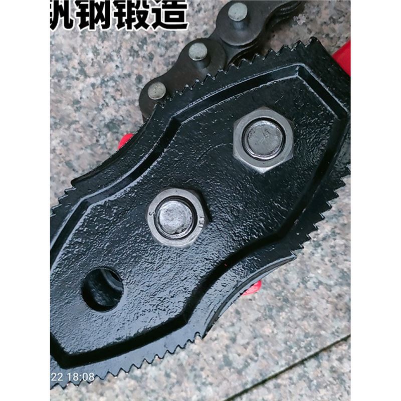 B型链条管子钳消防管链钳扳手重型加长水管管道大力钳900-1500MM图片