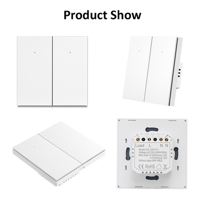 Homekit智能单火零火WIFI灯开关定时语音Siri远程控制Goole Home