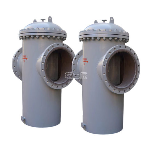 DN600不锈钢篮式过滤器SBL 高低式法兰蓝式过滤器 铸钢蓝式除污器