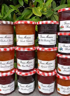 法国进口蓓妮妈妈涂抹面包果酱草莓调味酱Bonne Maman Spread Jam