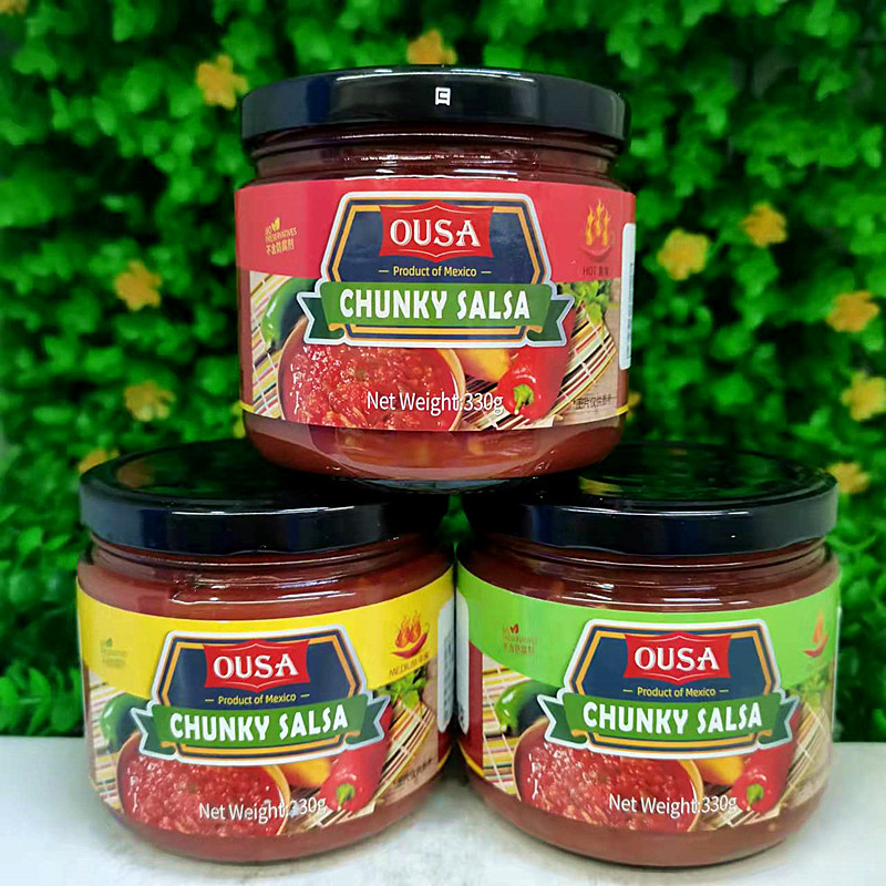330g墨西哥进口欧萨沙沙酱番茄酱调味酱ousa chunky salsa sauce