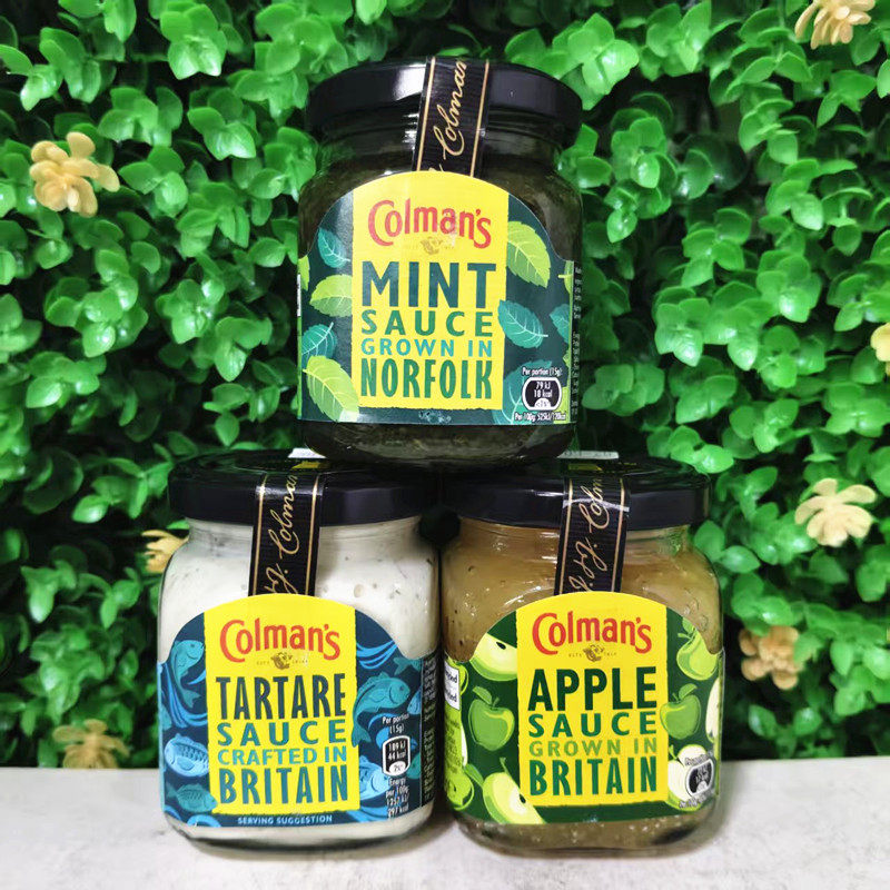 香港代购Colmans高文薄荷苹果酱APPLE TARTARE MINTSAUCE英国进口