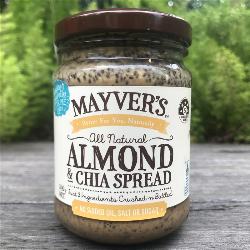 澳大利亚进口美沃斯奇亚籽扁桃仁酱MAYVER'S ALMOND &CHIA SPREAD在类目 粮油米面/南北干货/调味品, 调味品/果酱/沙拉, 调味酱, 酱类调料中 - 来自Buy2taobao.com提供专业的淘宝代购服务
