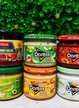 牛油果酱莎莎酱Doritos HOT SALSA SAUCE多力多滋玉米薯片芝士酱