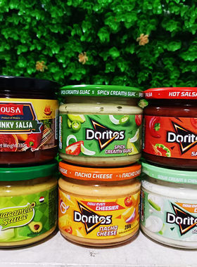 牛油果酱莎莎酱Doritos HOT SALSA SAUCE多力多滋玉米薯片芝士酱
