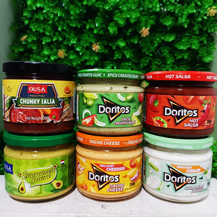 SAUCE多力多滋玉米薯片芝士酱 SALSA 牛油果酱莎莎酱Doritos HOT