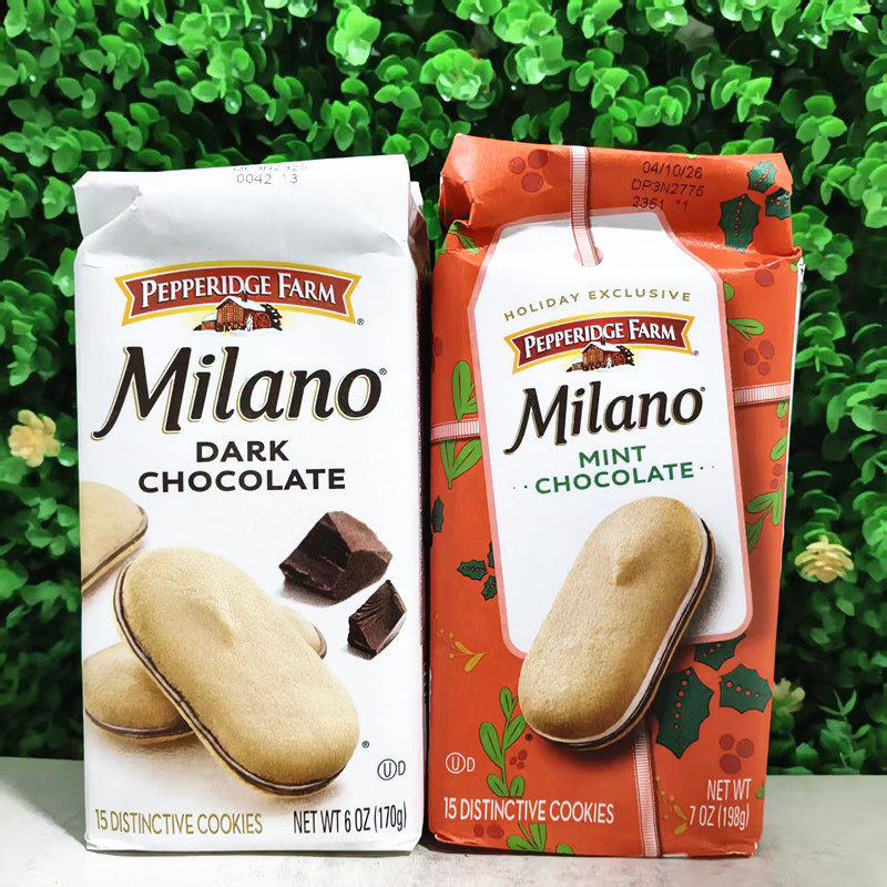 非凡农庄巧克力米兰夹心饼干PEPPERRIDGE FARM MilanoBiscuit美国