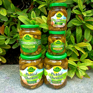Pickled SweetSour Cucumber 酸甜青瓜仔腌黄瓜Kuhne 德国冠利俄式