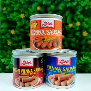 130g美国利比牌维也纳香肠鸡肉肠Libby's CHICKEN VIENNA SAUSAGE