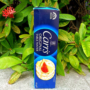 125g英国进口卡士原味水饼干Carrs ORIGINAL TABLE WATER Biscuit
