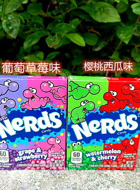 美国进口草莓水果味粒粒糖果Nerds Grape Strawbery Fruit Candy
