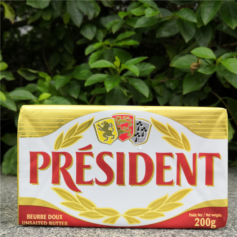 烘焙原料法国总统无盐淡味黄油President Beurre Unsalted Butter 粮油调味/速食/干货/烘焙 黄油 原图主图