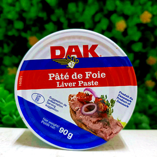 Liver 90g丹麦进口DAK牌法式 Foie Paste 猪肝酱罐头调味酱Pate