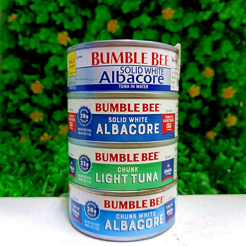 142g美国蜜蜂牌水浸油浸金枪鱼罐头吞拿鱼bumblebee chunk tuna