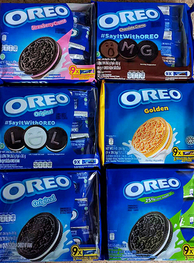 进口奥利奥草莓巧克力夹心曲奇饼干OREO Chocolate Cream Biscuit