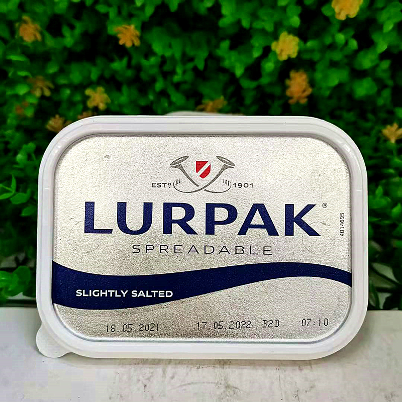 丹麦银宝涂抹面包黄牛油含盐牛油LURPAK Slightly Salted Butter-封面