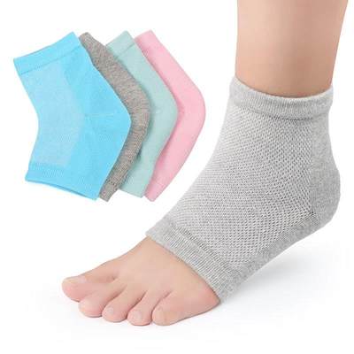 Colorful Cotton Socks Peds Anti Cracking Liner Heel Socks So