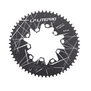 60齿公路110BCD通用牙盘 litepro折叠车130BCD椭圆盘54