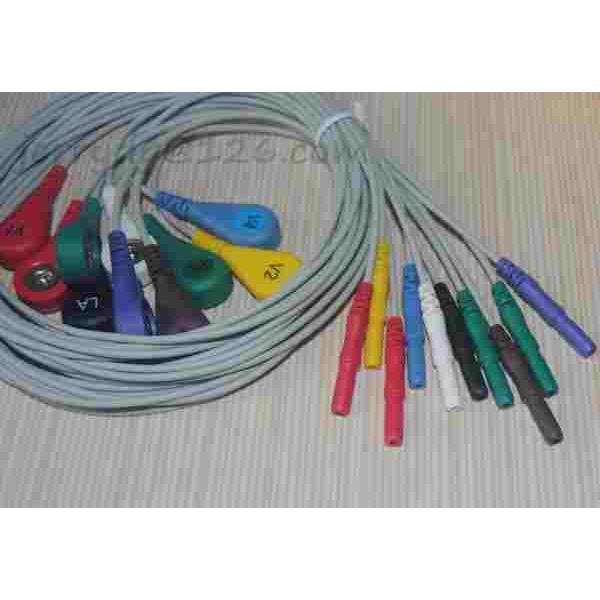 康泰TLC4000 5000 TLC9803 TLC6000动态心电图记录仪导联线连接线