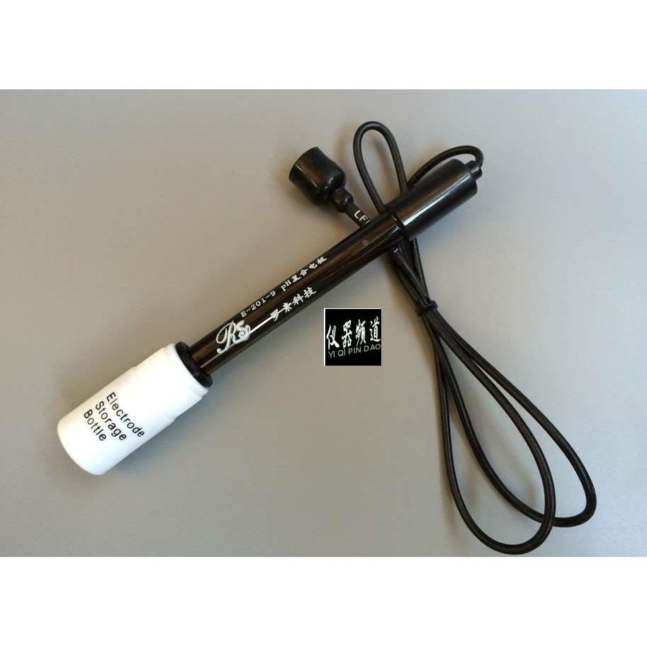 上海罗素科技 可充式E-201-C-9/塑壳pH电极/复合电极